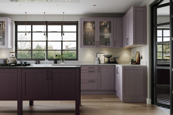 Deep Heather and Lavendar Grey Deep Heather and Lavendar Grey