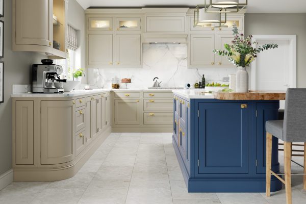 Parisian Blue and Stone Parisian Blue and Stone