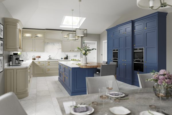 Parisian Blue and Stone Parisian Blue and Stone