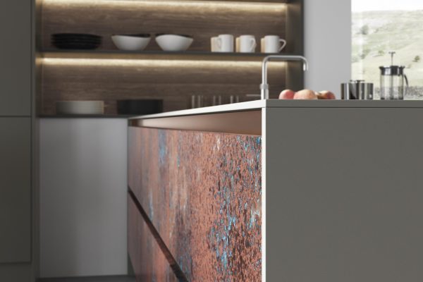 Oxidized Copper and Rezana Espresso Oak Oxidized Copper and Rezana Espresso Oak