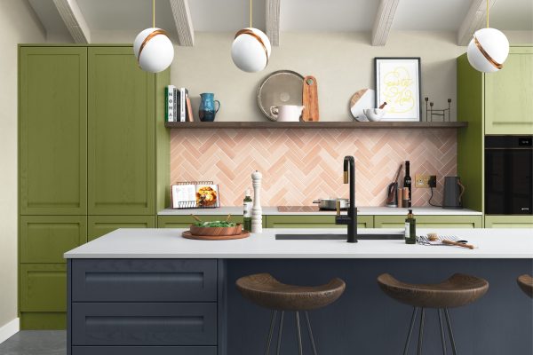 Slate Blue Stone and CMS Citrus Green Slate Blue Stone and CMS Citrus Green